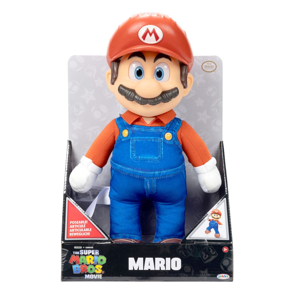 Jakks Pacific Der Super Mario Bros. Film Mario Plüschfigur