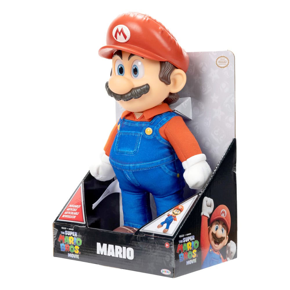 Jakks Pacific Der Super Mario Bros. Film Mario Plüschfigur