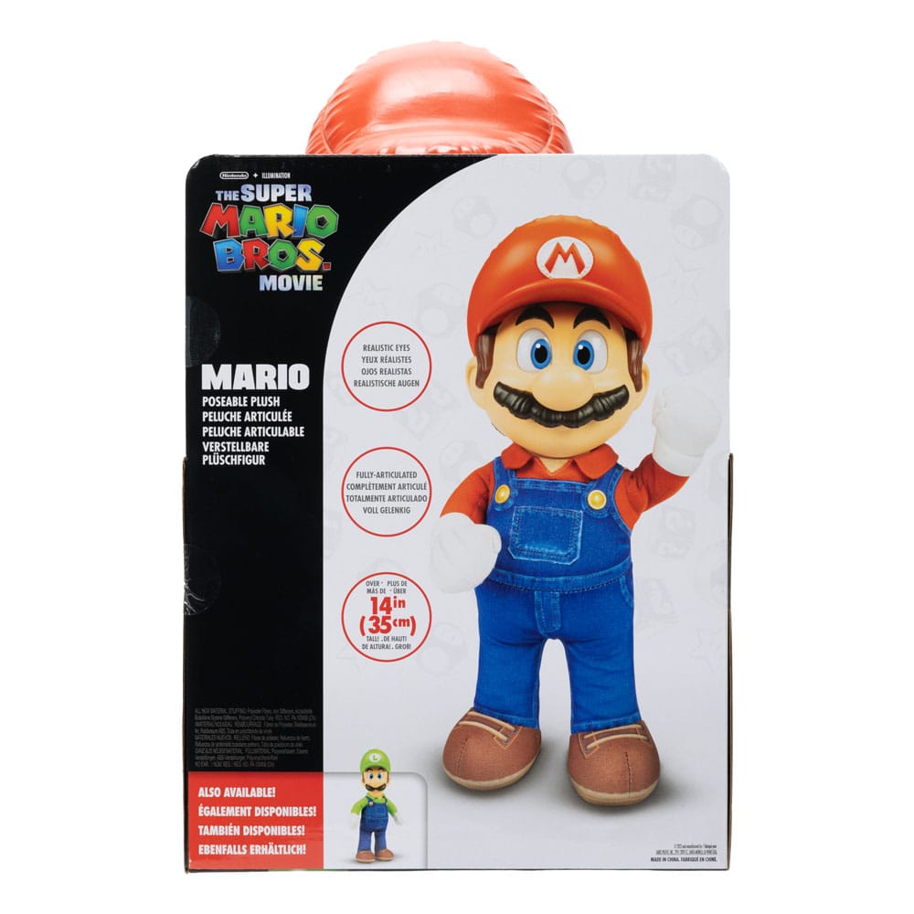 Jakks Pacific Der Super Mario Bros. Film Plüschfigur Mario 30 cm