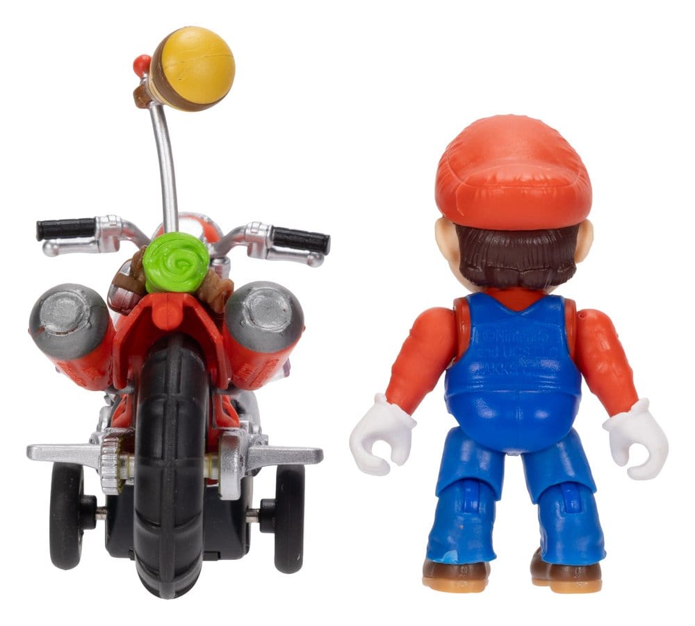 Jakks Pacific Der Super Mario Galaxy Film Mario Mit Rückziehmotorrad Actionfigur