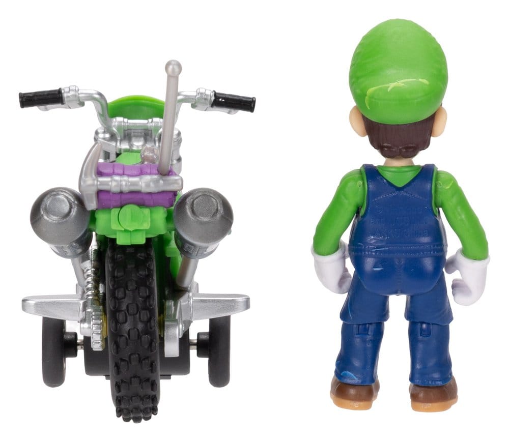 Jakks Pacific Der Super Mario Galaxy Film Mit Rückziehmotorrad Luigi Actionfigur