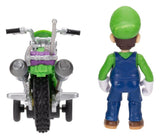 Jakks Pacific Der Super Mario Galaxy Film Mit Rückziehmotorrad Luigi Actionfigur