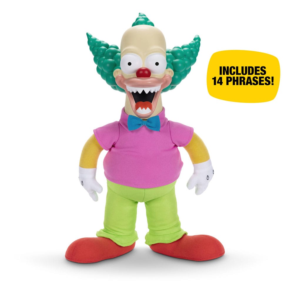 Jakks Pacific Simpsons Krusty Feature Sprechende Plüschfigur