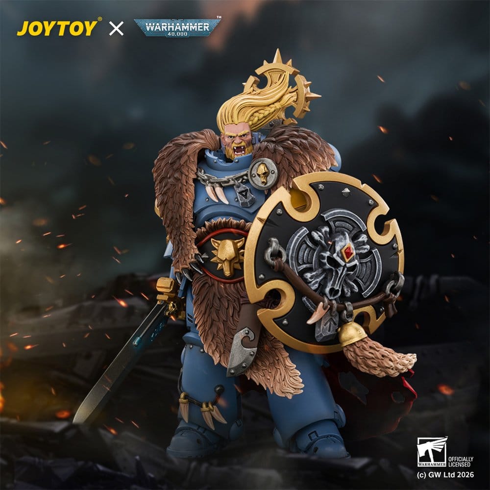 Joy Toy (CN) Space Marine Space Wolves Wolf Guard Battle Leader Actionfigur