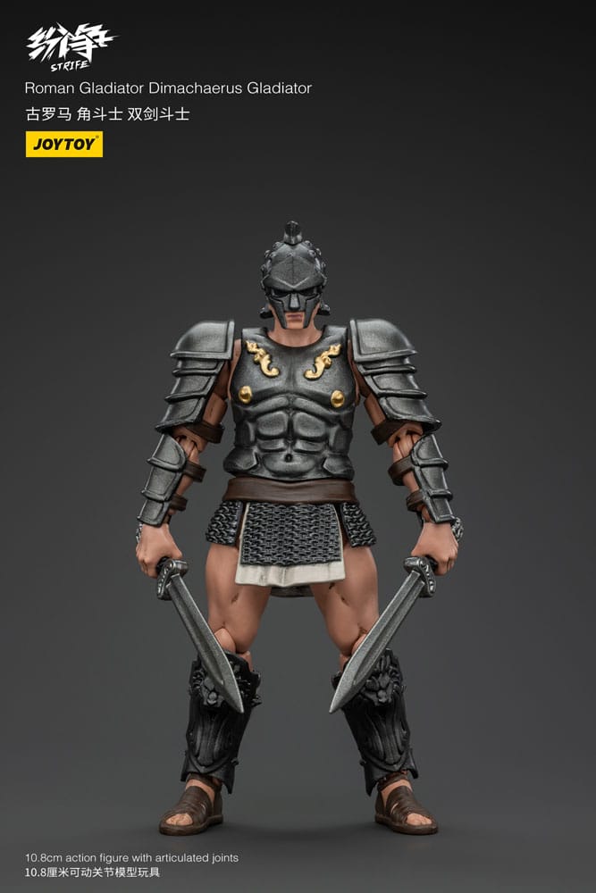 Joy Toy (CN) Strife Roman Gladiator Dimachaerus Gladiator 1/18 Actionfigur