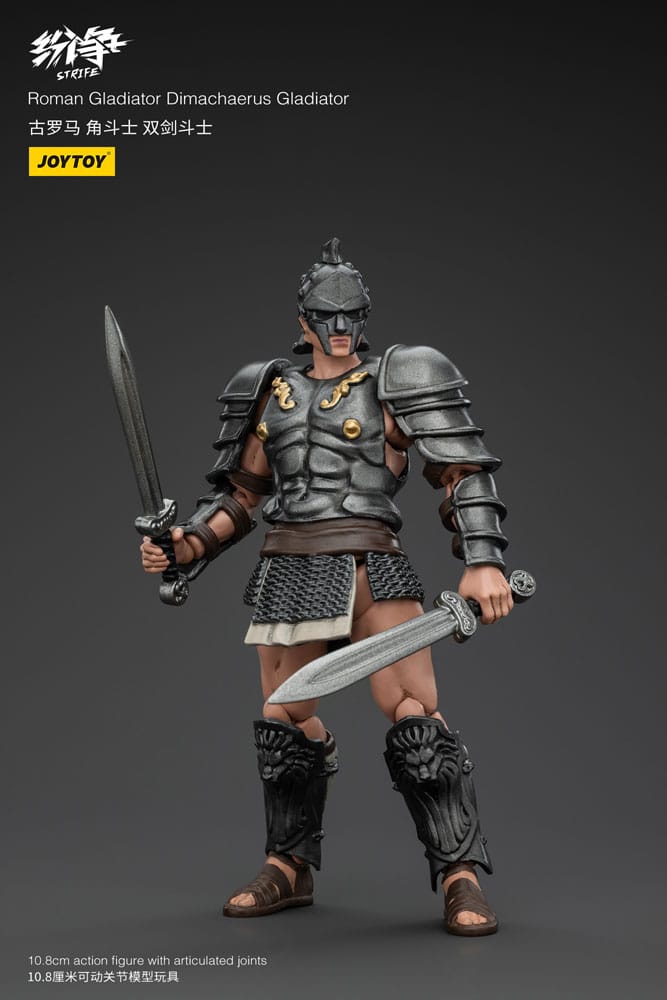 Joy Toy (CN) Strife Roman Gladiator Dimachaerus Gladiator 1/18 Actionfigur