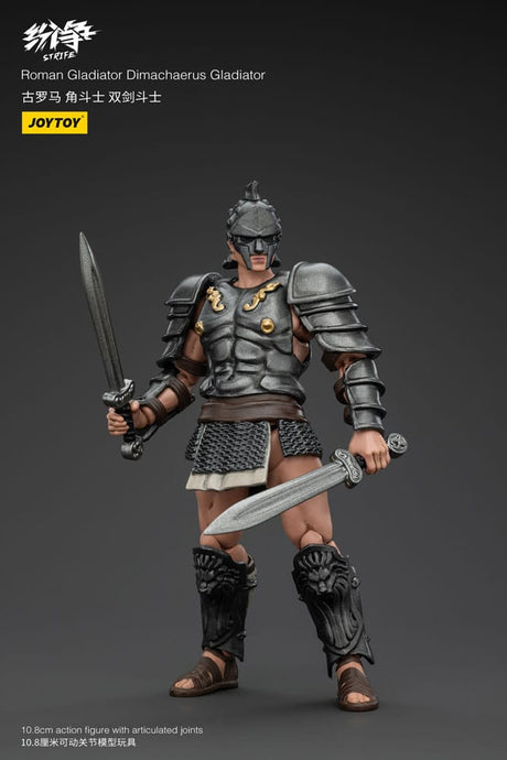 Joy Toy (CN) Strife Roman Gladiator Dimachaerus Gladiator 1/18 Actionfigur