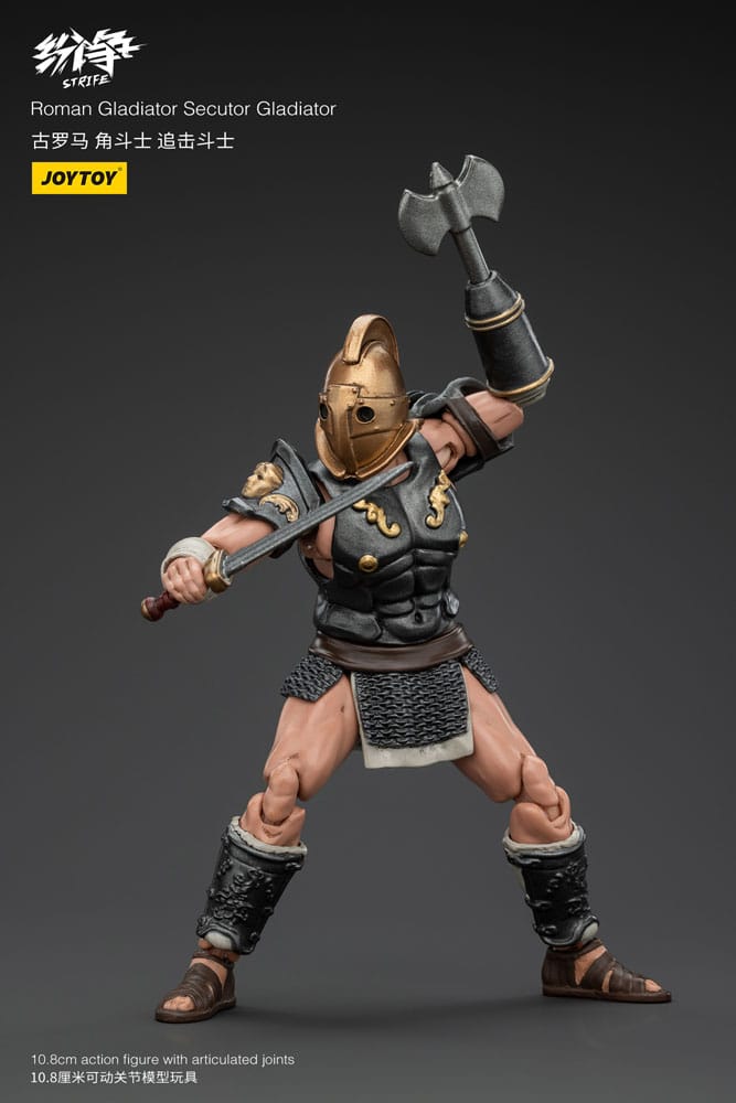 Joy Toy (CN) Strife Roman Gladiator Secutor Gladiator 1/18 Actionfigur