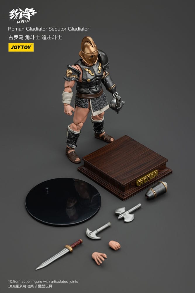 Joy Toy (CN) Strife Roman Gladiator Secutor Gladiator 1/18 Actionfigur