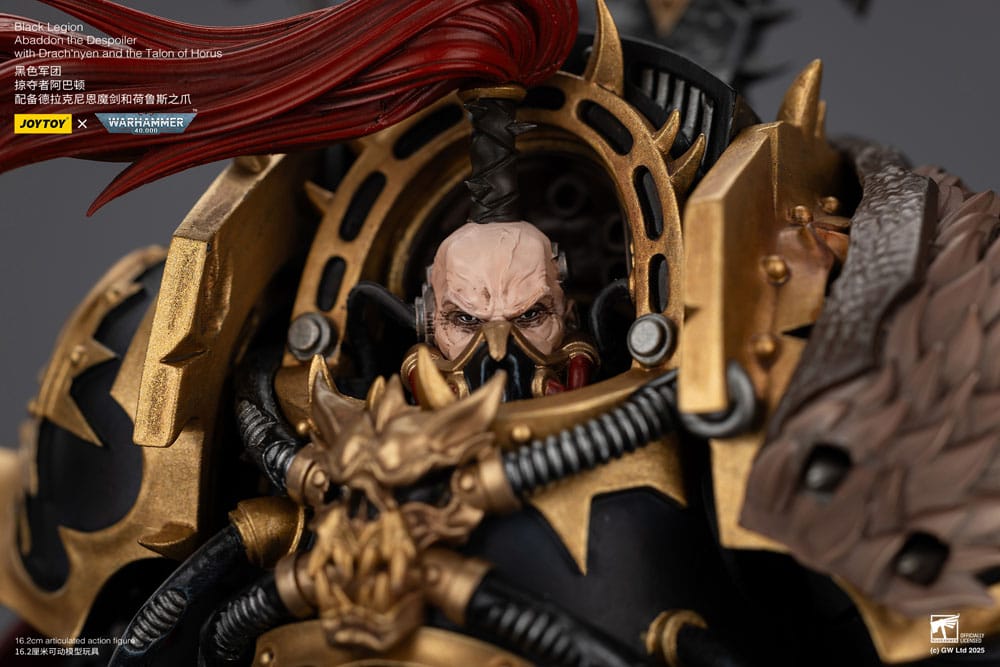 Joy Toy (CN) Warhammer 40,000 Black Legion Abaddon the Despoiler with Drach'nyen and the Talo Actionfigur