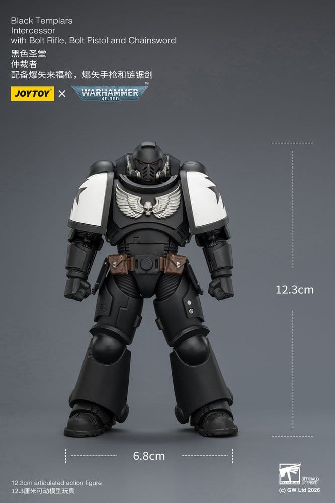 Joy Toy (CN) Warhammer 40,000 Black Templars Intercessor Actionfigur