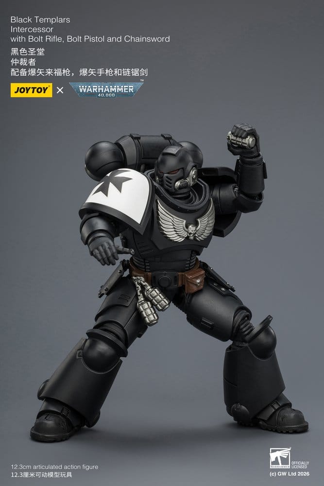 Joy Toy (CN) Warhammer 40,000 Black Templars Intercessor Actionfigur