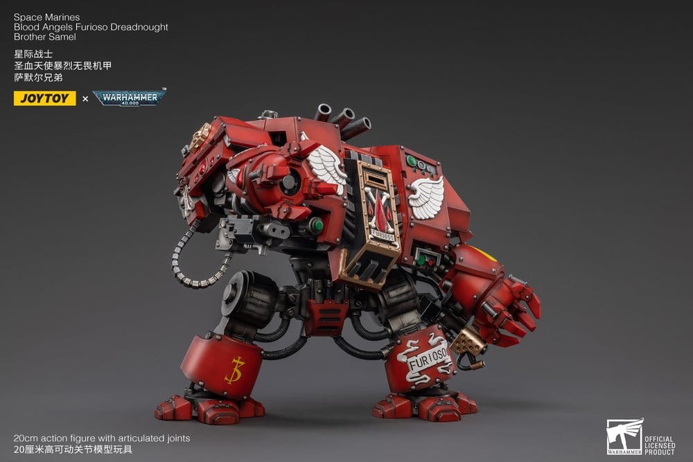 Joy Toy (CN) Warhammer 40,000 Blood Angels Furioso Dreadnought Brother Samel Actionfigur