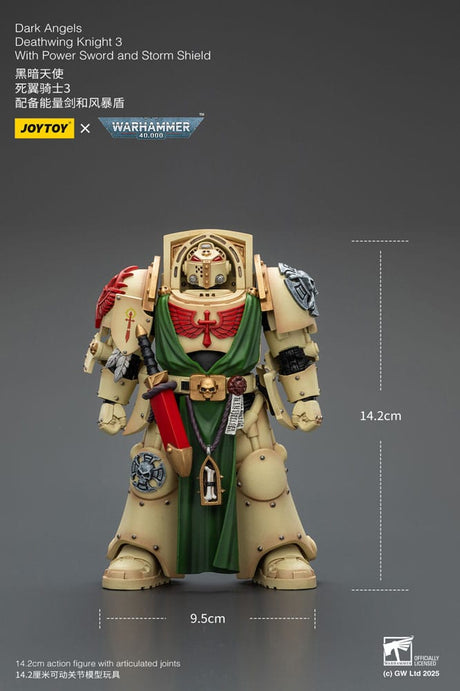 Joy Toy (CN) Warhammer 40,000 Dark Angels Deathwing Knight 3 Actionfigur