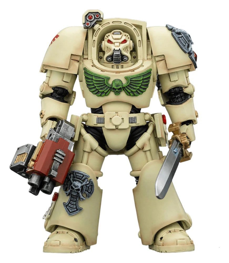 Joy Toy (CN) Warhammer 40,000 Dark Angels Deathwing Terminator 1 with Power Sword and Storm Bolter Actionfigur