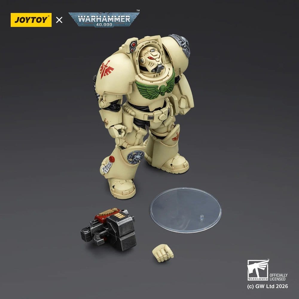 Joy Toy (CN) Warhammer 40,000 Dark Angels Deathwing Terminator 2 with Power Fist and Storm Bolter Actionfigur