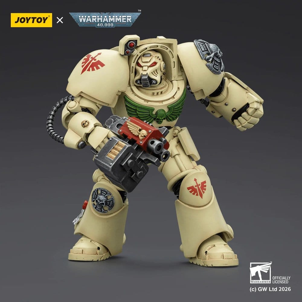 Joy Toy (CN) Warhammer 40,000 Dark Angels Deathwing Terminator 2 with Power Fist and Storm Bolter Actionfigur