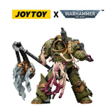 Joy Toy (CN) Warhammer 40,000 Death Guard Blightlord Terminator 2 with Flail of Corruption Actionfigur