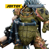 Joy Toy (CN) Warhammer 40,000 Death Guard Blightlord Terminator 1 with Reaper Autocannon and Bubotic Blades Actionfigur