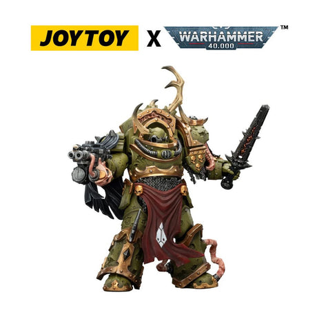 Joy Toy (CN) Warhammer 40,000 Death Guard Blightlord Terminator 3 with Combi-bolter and Bubotic Blade Actionfigur