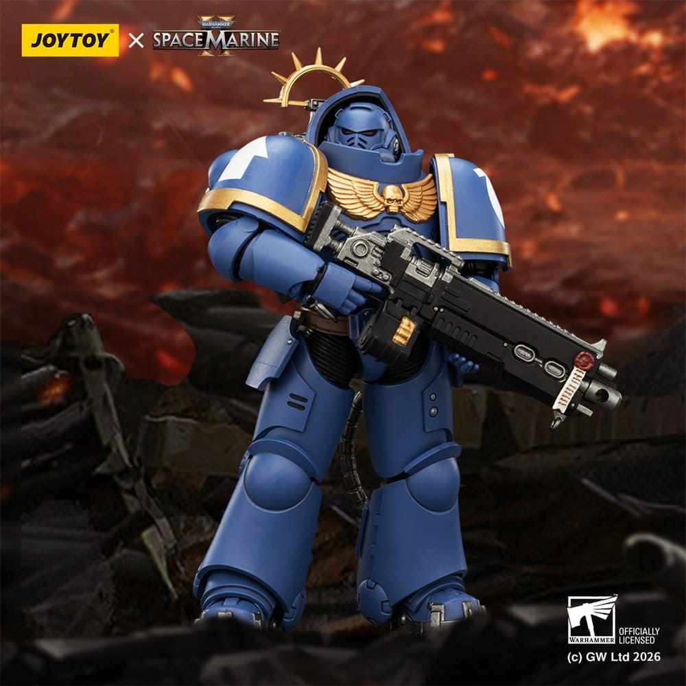 Joy Toy (CN) Warhammer 40,000 Game Edition Ultramarines Heavy Intercessor Actionfigur