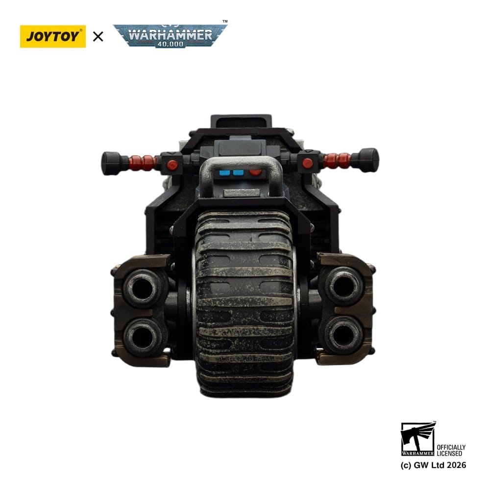Joy Toy (CN) Warhammer 40,000 Raider-pattern Combat Bike Raven Guard with twin-linked bolt rifles