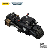 Joy Toy (CN) Warhammer 40,000 Raider-pattern Combat Bike Raven Guard with twin-linked bolt rifles