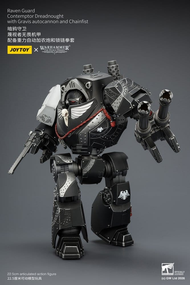 Joy Toy (CN) Warhammer 40,000 Raven Guard Contemptor Dreadnought Actionfigur