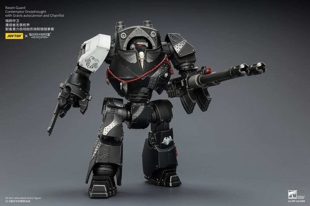 Joy Toy (CN) Warhammer 40,000 Raven Guard Contemptor Dreadnought Actionfigur