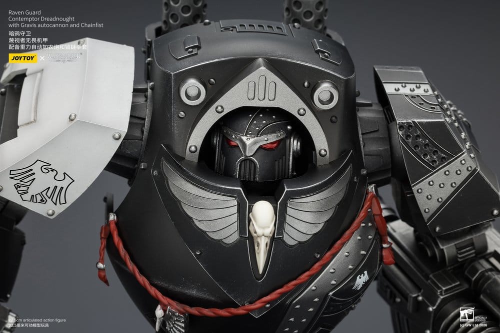 Joy Toy (CN) Warhammer 40,000 Raven Guard Contemptor Dreadnought Actionfigur
