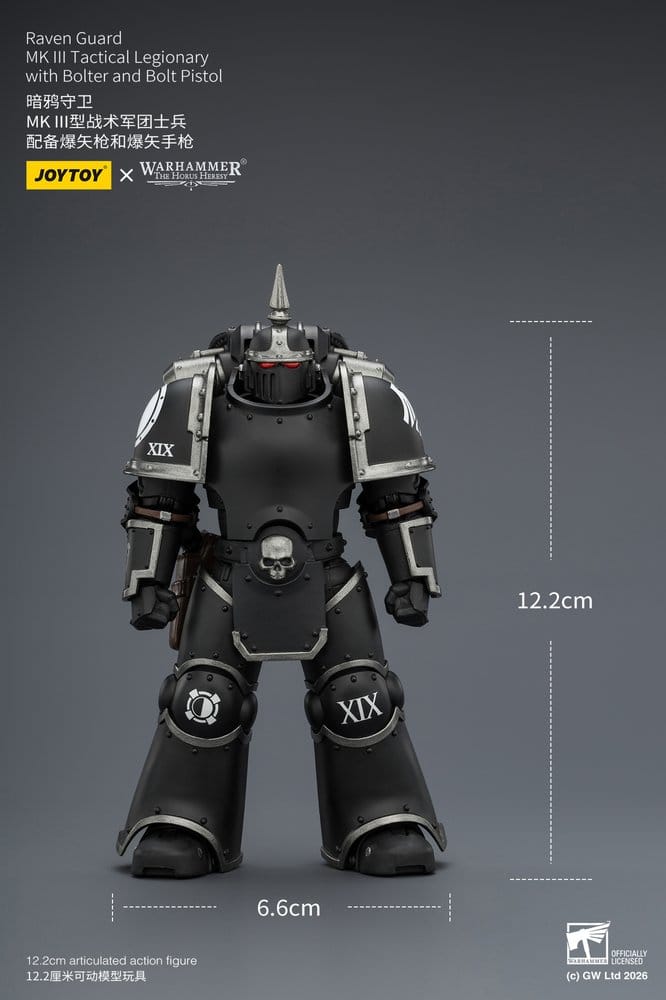 Joy Toy (CN) Warhammer 40,000 Raven Guard MK III Tactical Legionary Actionfigur