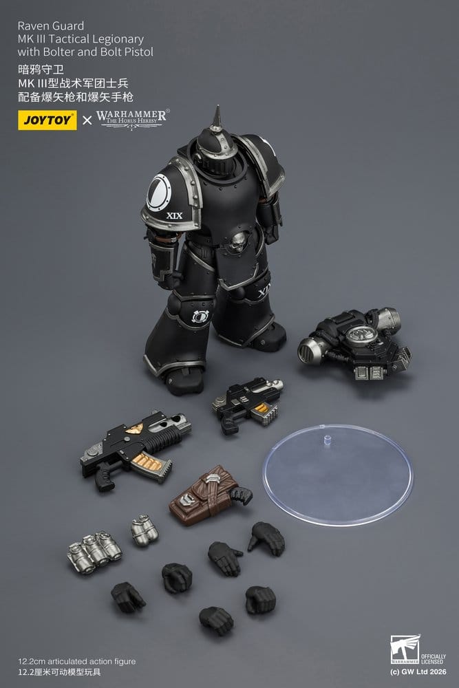 Joy Toy (CN) Warhammer 40,000 Raven Guard MK III Tactical Legionary Actionfigur