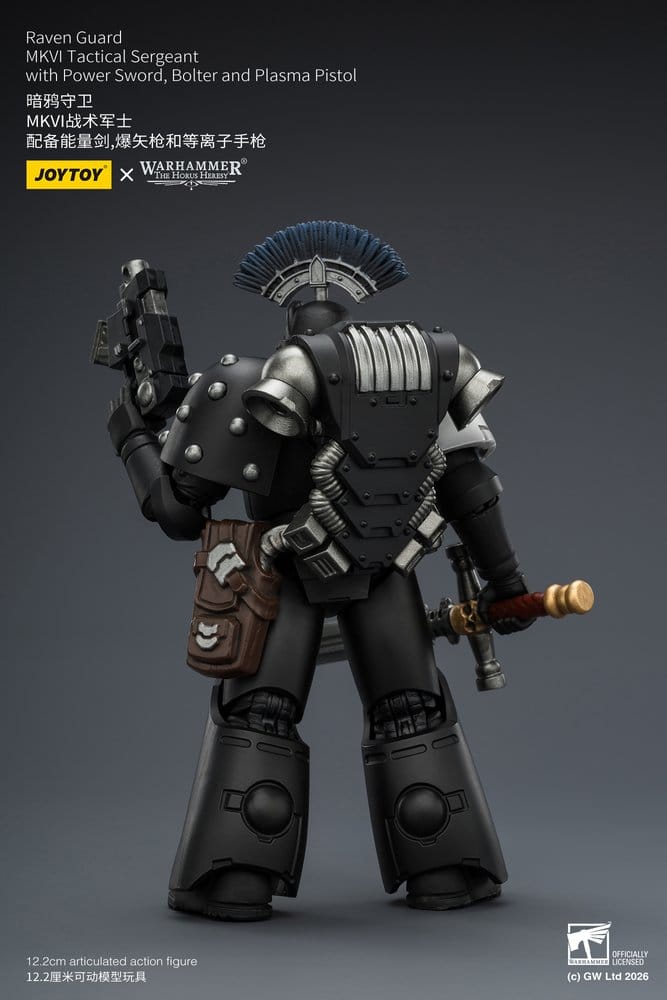 Joy Toy (CN) Warhammer 40,000 Raven Guard MkVI Tactical Sergeant Actionfigur