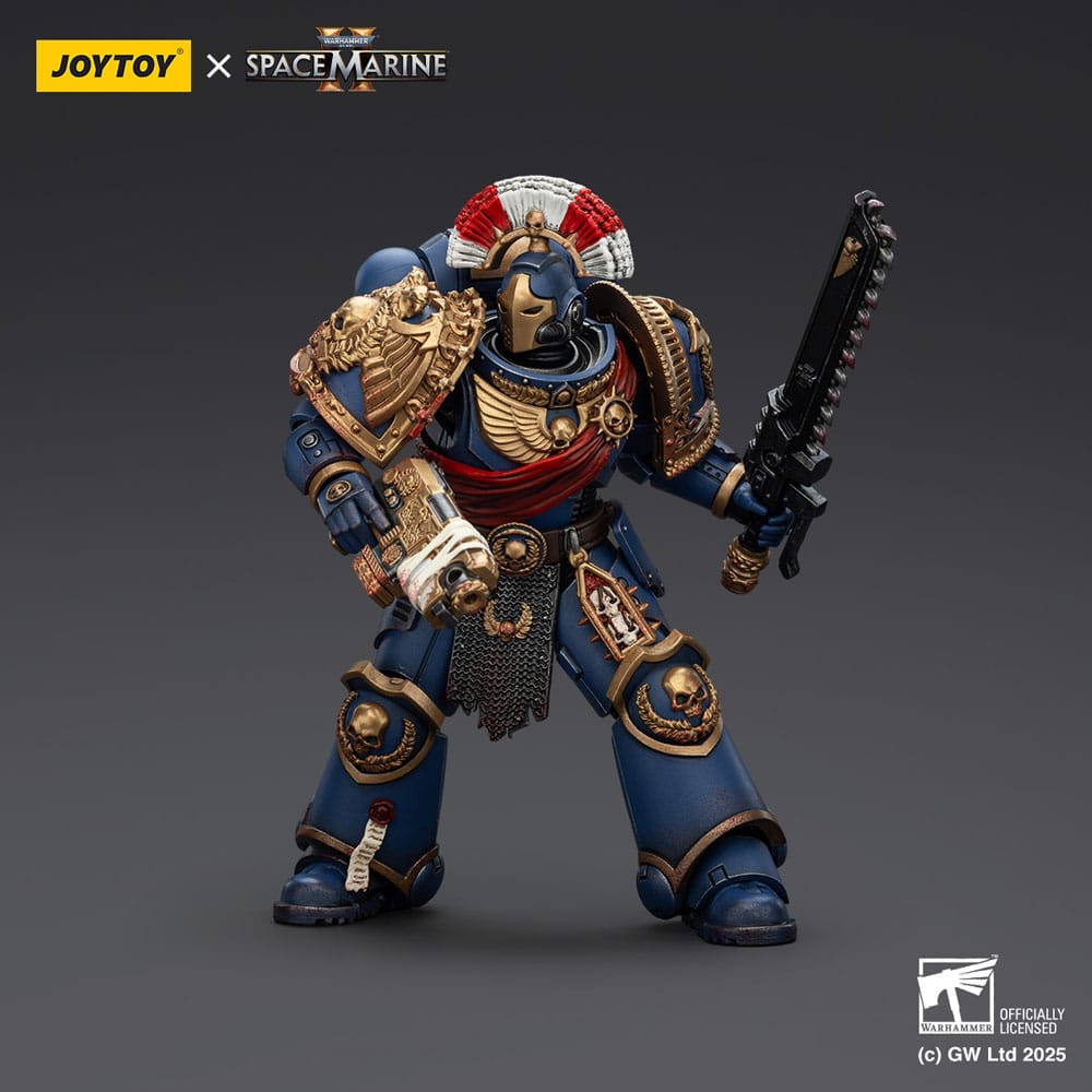Joy Toy (CN) Warhammer 40,000 Space Marine 2 Ultramarines Relic Secundus Armour Actionfigur