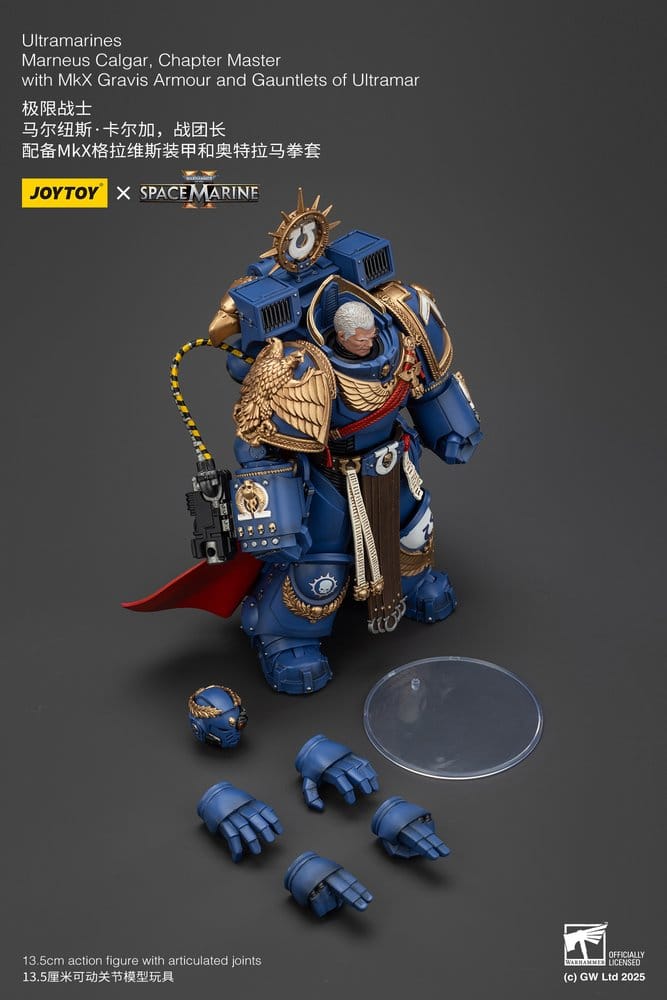 Joy Toy (CN) Warhammer 40,000 Ultramarines Marneus Calgar, Chapter Master Actionfigur