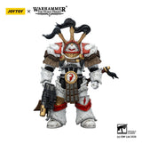 Joy Toy (CN) Warhammer 40,000 White Scars Legion Praetor in Cataphractii Terminator Armour with Cyber Hawk Chogorian