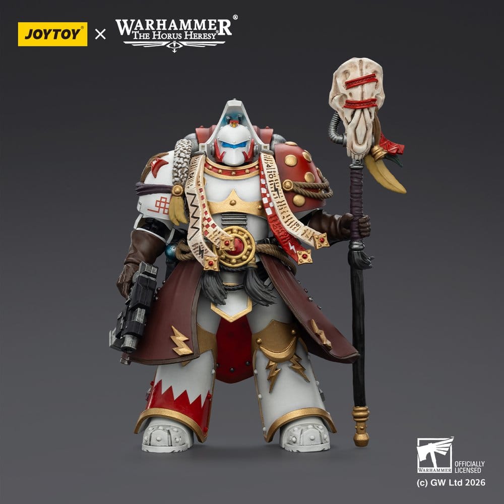 Joy Toy (CN) Warhammer 40,000 White Scars Stormseer Consulwith Force Staff and Bolt Pistol Actionfigur