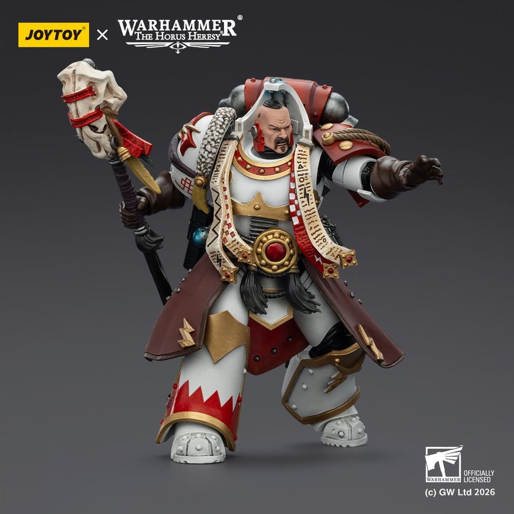 Joy Toy (CN) Warhammer 40,000 White Scars Stormseer Consulwith Force Staff and Bolt Pistol Actionfigur