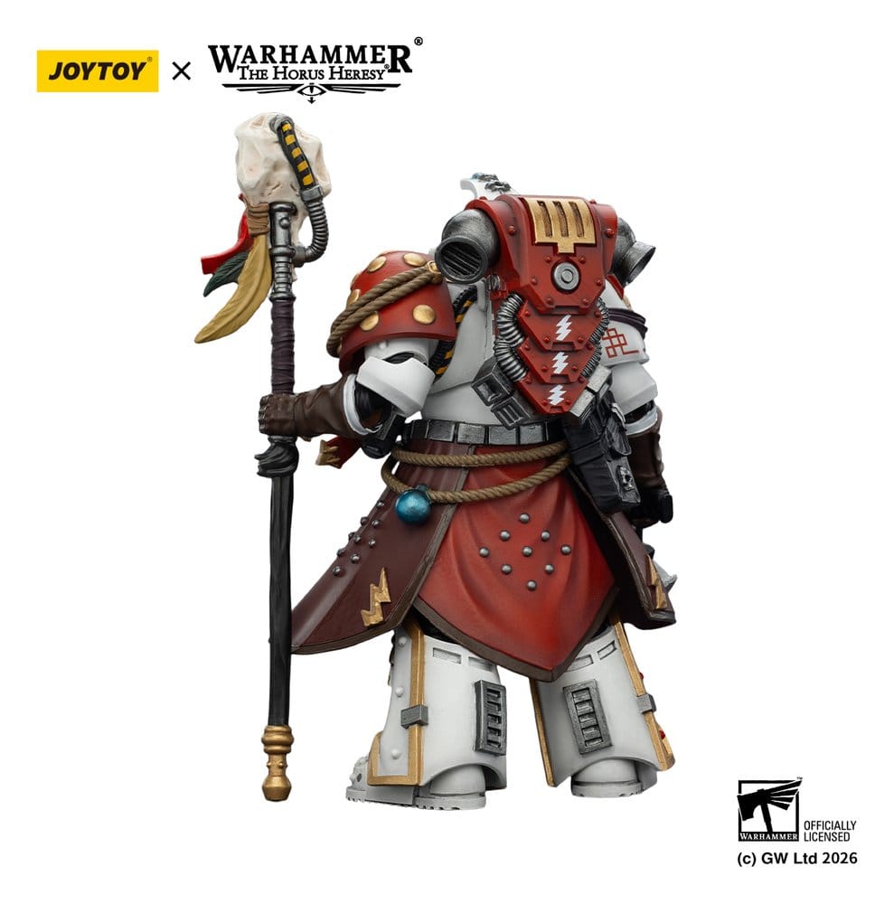 Joy Toy (CN) Warhammer 40,000 White Scars Stormseer Consulwith Force Staff and Bolt Pistol Actionfigur