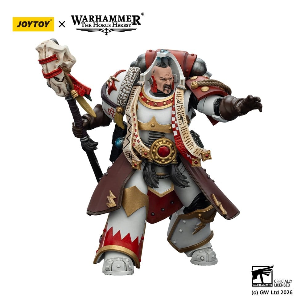 Joy Toy (CN) Warhammer 40,000 White Scars Stormseer Consulwith Force Staff and Bolt Pistol Actionfigur