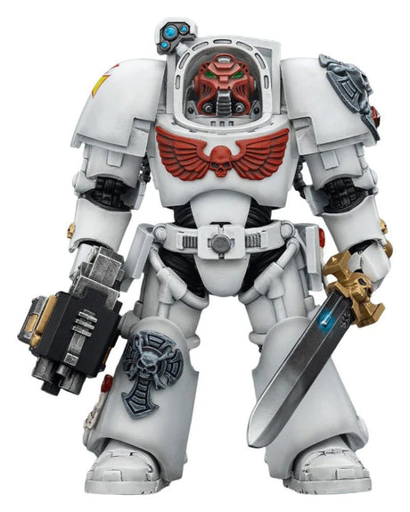 Joy Toy (CN) Warhammer 40,000 White Scars Terminator 1 with Power Sword and Storm Bolter Actionfigur