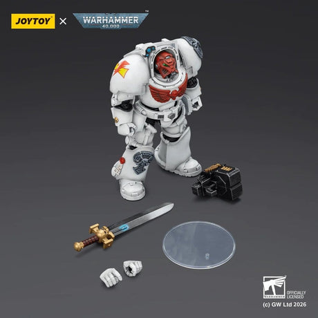Joy Toy (CN) Warhammer 40,000 White Scars Terminator 1 with Power Sword and Storm Bolter Actionfigur
