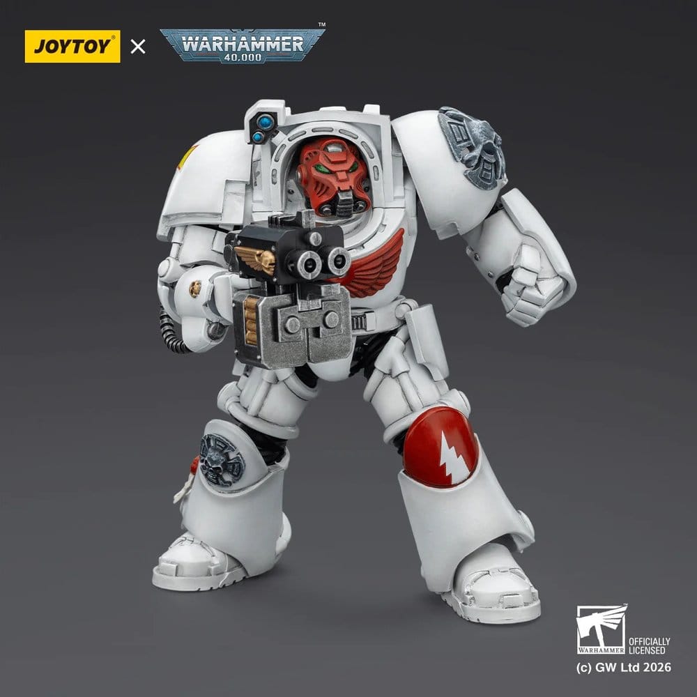 Joy Toy (CN) Warhammer 40,000 White Scars Terminator 2 with Power Fist and Storm Bolter Actionfigur