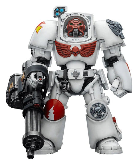 Joy Toy (CN) Warhammer 40,000 White Scars Terminator 3 with Power Fist and Assault Cannon Actionfigur