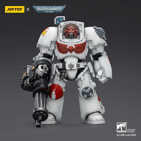 Joy Toy (CN) Warhammer 40,000 White Scars Terminator 3 with Power Fist and Assault Cannon Actionfigur