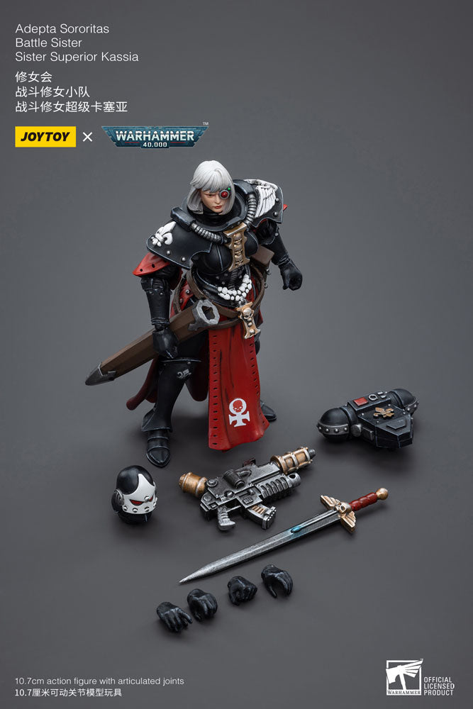 Joy Toy (CN) Warhammer 40k Adepta Sororitas Battle Sister Sister Kassia 1/18 Actionfigur
