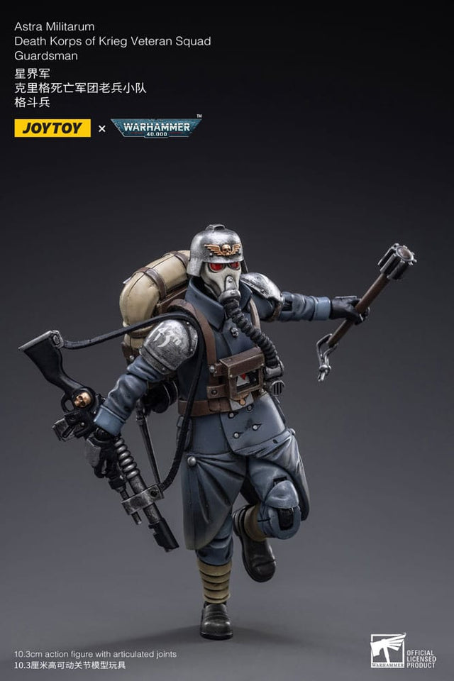 Joy Toy (CN) Warhammer 40k Astra Militarum Death Korps of Krieg Veteran Squad Guardsman 1/18 Actionfigur