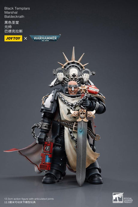 Joy Toy (CN) Warhammer 40k Black Templars Marshal Baldeckrath 1/18 Actionfigur