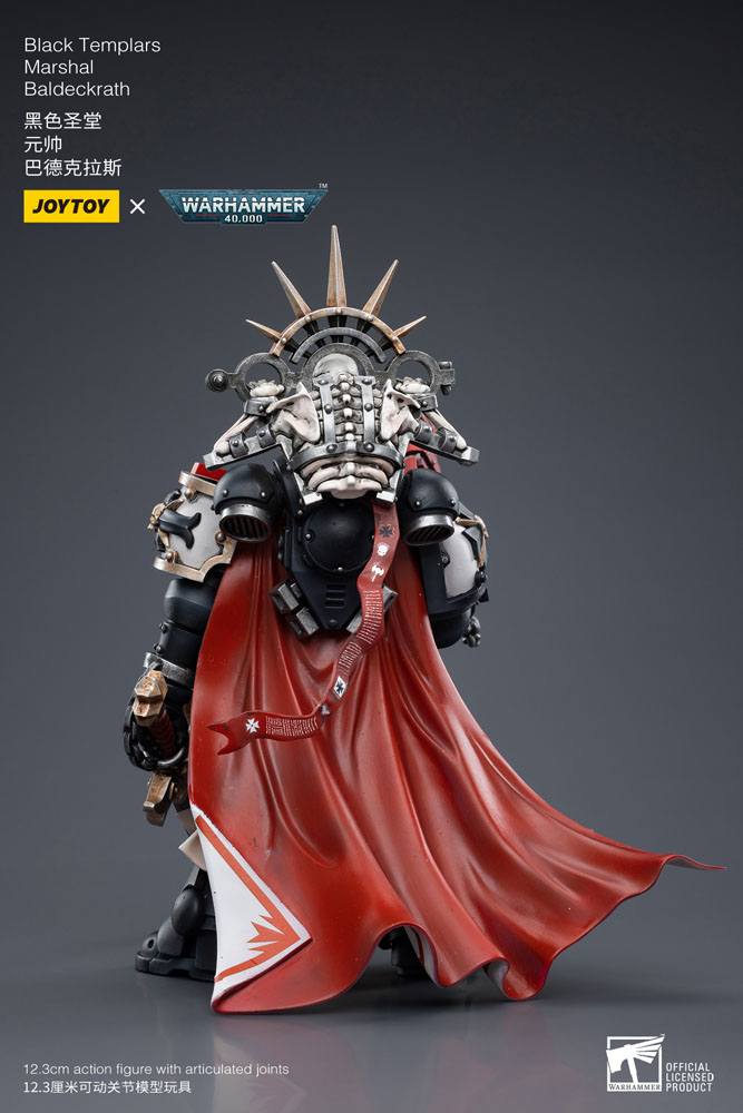 Joy Toy (CN) Warhammer 40k Black Templars Marshal Baldeckrath 1/18 Actionfigur