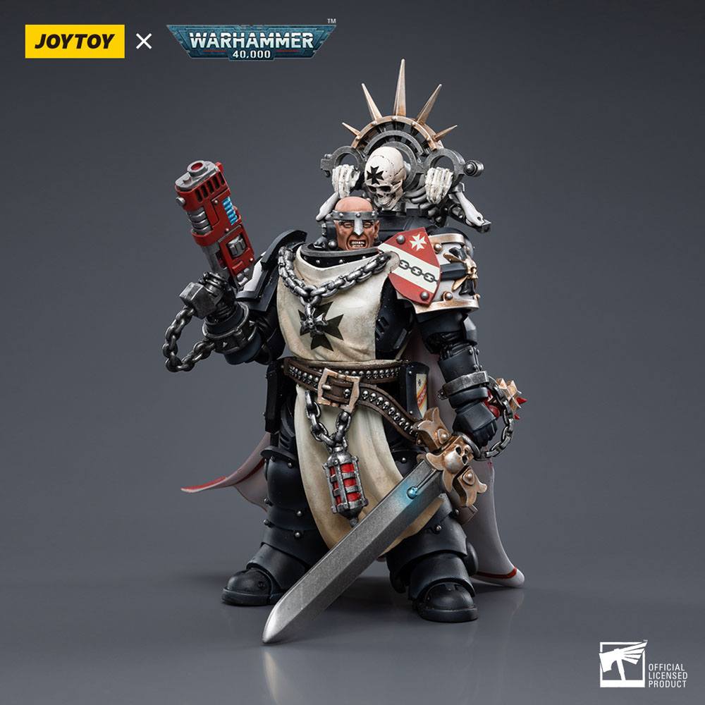 Joy Toy (CN) Warhammer 40k Black Templars Marshal Baldeckrath 1/18 Actionfigur